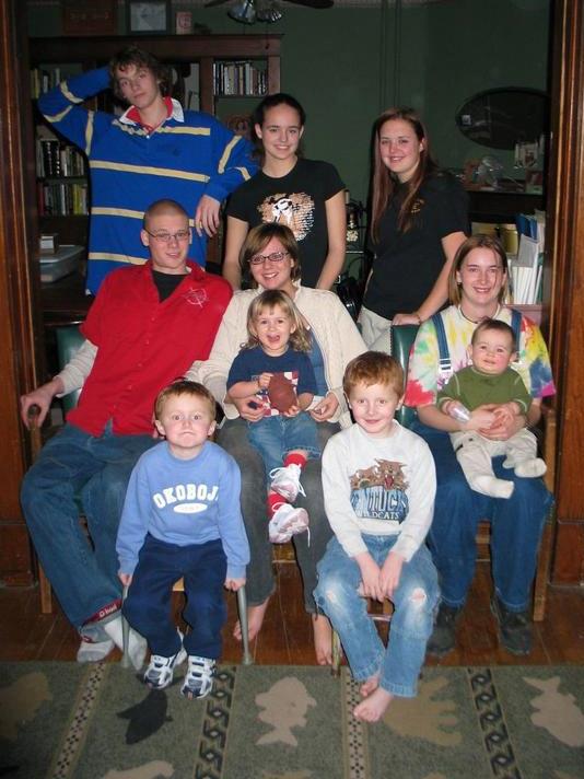 All the kids and 2 grandkids